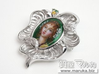 梶光夫  エマーユ ブローチ｜千里中央の買取・質預かり｜質屋マルカ