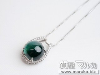トルマリン キャッツアイ 18ct ネックレス｜宝塚市の買取・質預かり｜質屋マルカ