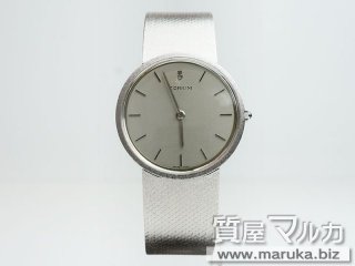 コルム  ホワイトゴールド メンズ手巻時計｜宝塚市の買取・質預かり｜質屋マルカ