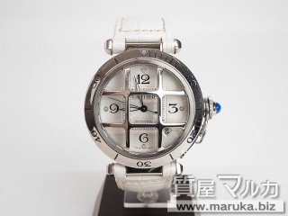 カルティエ  パシャ38 自動巻 新グリッド｜箕面市の買取・質預かり｜質屋マルカ