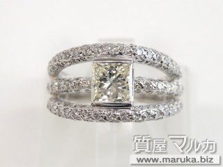 イエローダイヤモンド 1.05ct デザインリング｜芦屋の買取・質預かり｜質屋マルカ