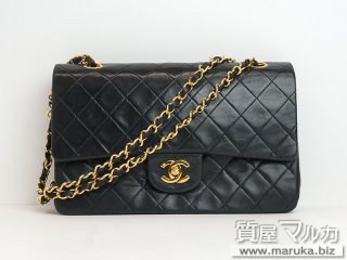 シャネル  マトラッセ チェーンショルダー 黒×GP｜箕面市の買取・質預かり｜質屋マルカ