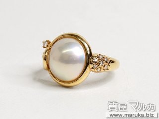 タサキ  マベ真珠 リング ネックレス セット｜西宮市・神戸市の買取・質預かり｜質屋マルカ