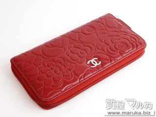 シャネル  カメリア ラウンドファスナー A50085｜豊中市の買取・質預かり｜質屋マルカ