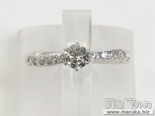 ミキモト 1.3カラット 高品質ダイヤモンドリング