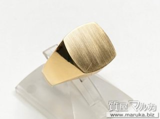 K18 印台リング 19.4g