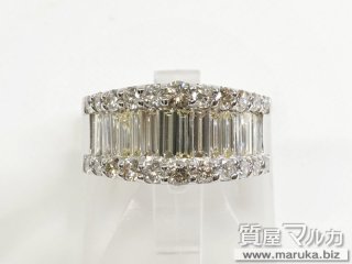 テーパーダイヤモンド 2.56ct リングの買取 質 質屋マルカ｜箕面市の買取・質預かり｜質屋マルカ