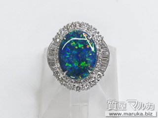 ブラックオパール 3.0ct リング