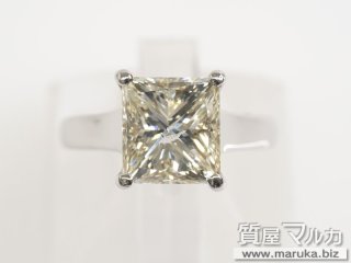 イエローダイヤモンド 3.47ct リング｜箕面市の買取・質預かり｜質屋マルカ