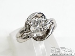Pt900 ハートダイヤモンド1.01ct リング｜箕面市の買取・質預かり｜質屋マルカ