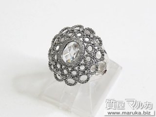 Pt900 ローズカットダイヤモンドリング｜池田市の買取・質預かり｜質屋マルカ