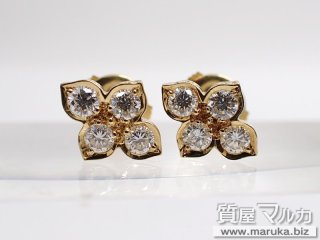 カルティエ  ヒンドゥ ダイヤ入 ピアス｜豊中市の買取・質預かり｜質屋マルカ