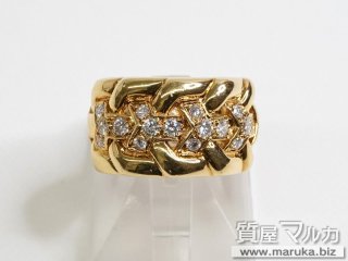 K18 ダイヤモンドリング｜豊中市の買取・質預かり｜質屋マルカ