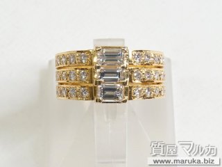 K18 ダイヤモンド 1.36ct ファッションリング｜豊中市の買取・質預かり｜質屋マルカ