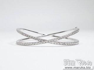 グラフ  キス バングル パヴェダイヤモンド RGB436｜千里中央の買取・質預かり｜質屋マルカ