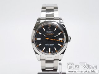ロレックス  ミルガウス 黒文字盤 116400｜豊中市の買取・質預かり｜質屋マルカ