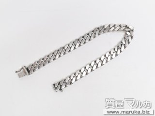 Pt850 二面喜平ブレスレット 45.2g｜吹田市の買取・質預かり｜質屋マルカ