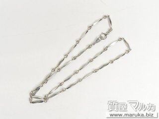 Pt850 切子ネックレス 10.1g｜箕面市の買取・質預かり｜質屋マルカ