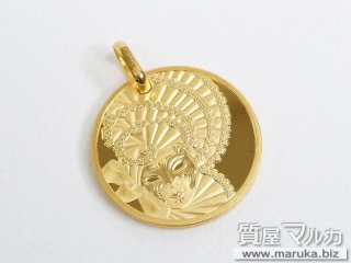 純金 マスカレイド ペンダントトップ 5.2g｜豊中市の買取・質預かり｜質屋マルカ