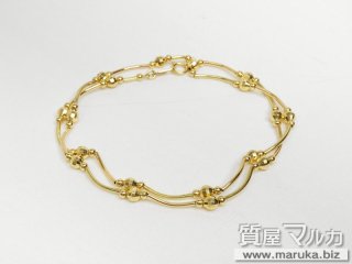 K18 マグネット入 ブレスレット｜宝塚市の買取・質預かり｜質屋マルカ