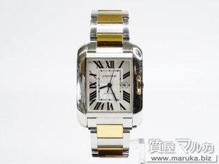 カルティエ  タンクアングレーズLM SS PG Qz W5310037｜大阪市の買取・質預かり｜質屋マルカ